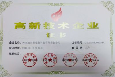 公司高新技術企業(yè)證書